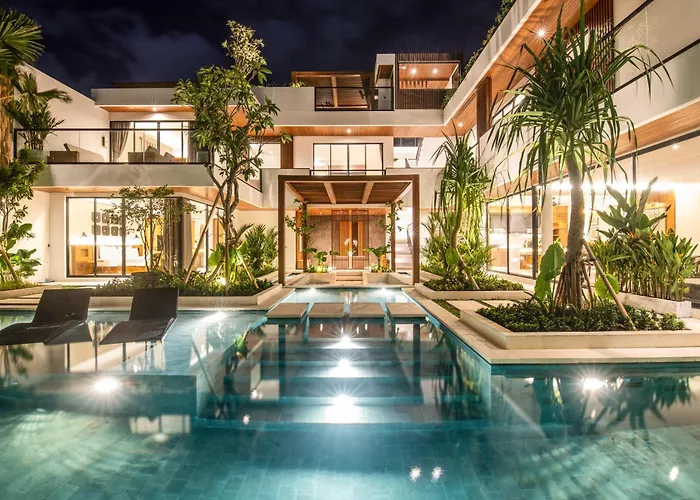 别墅 Brand New Luxury 5 Bedroom Villa 200M To Brawah Beach *