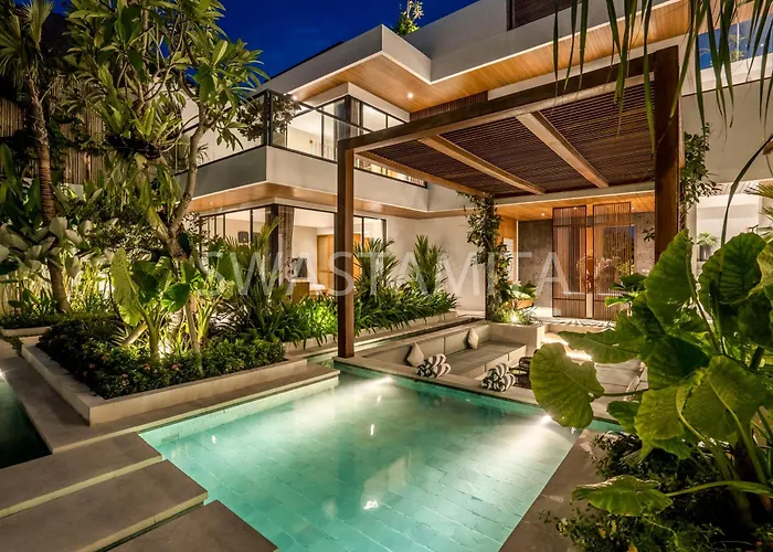 别墅 Brand New Luxury 5 Bedroom Villa 200M To Brawah Beach 坎古