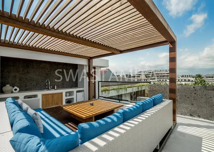 别墅 Brand New Luxury 5 Bedroom Villa 200M To Brawah Beach 坎古
